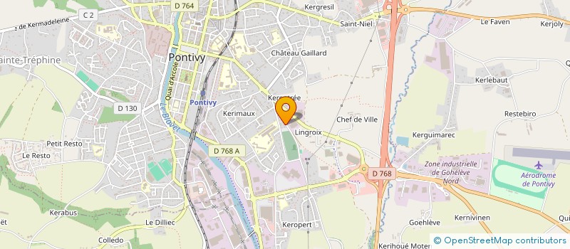 localisation de l'entreprise MONSIEUR VINCENT JEHANNO à PONTIVY