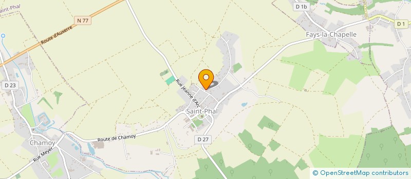 localisation de l'entreprise MONSIEUR VINCENT JEUNE  SAINT-PHAL