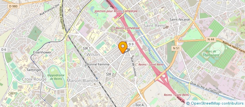 localisation de l'entreprise MONSIEUR VINCENT JOANDEL à EPERNAY