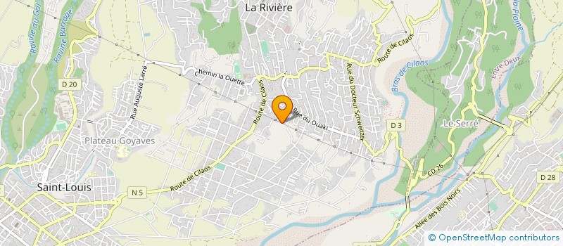 localisation de l'entreprise MONSIEUR VINCENT JOEL HOARAU à SAINT-LOUIS