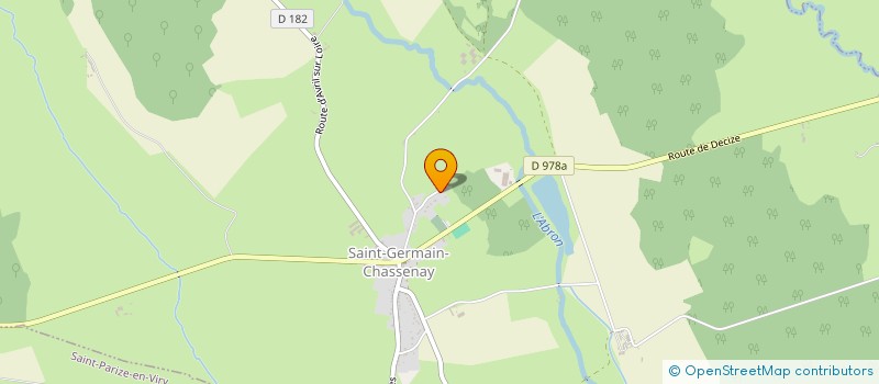 localisation de l'entreprise MONSIEUR VINCENT JOLIVOT  SAINT-GERMAIN-CHASSENAY