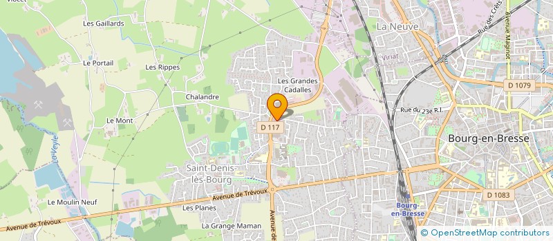 localisation de l'entreprise MONSIEUR VINCENT JOLY à SAINT-DENIS-LES-BOURG