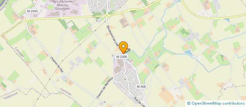 localisation de l'entreprise MONSIEUR VINCENT JOLY  COMINES