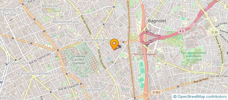 localisation de l'entreprise MONSIEUR VINCENT JOLY  PARIS