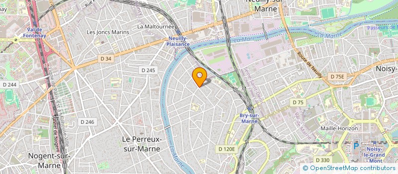 localisation de l'entreprise MONSIEUR VINCENT JONQUET  BRY-SUR-MARNE