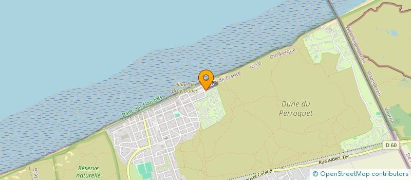 localisation de l'entreprise MONSIEUR VINCENT JOOSEP  BRAY-DUNES