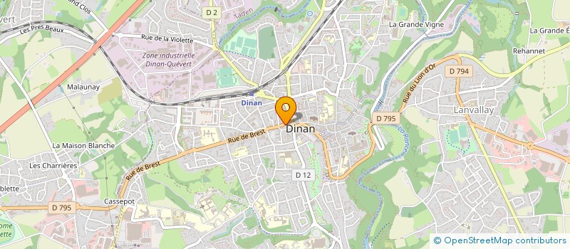 localisation de l'entreprise MONSIEUR VINCENT JOSSELIN  LANGROLAY-SUR-RANCE