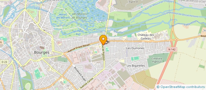 localisation de l'entreprise MONSIEUR VINCENT JOUET  BOURGES