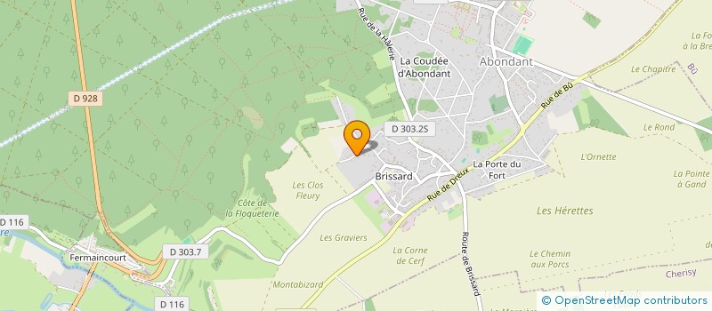 localisation de l'entreprise MONSIEUR VINCENT JULIEN à ABONDANT