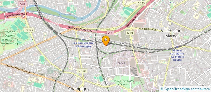 localisation de l'entreprise MONSIEUR VINCENT JUNIER à CHAMPIGNY-SUR-MARNE