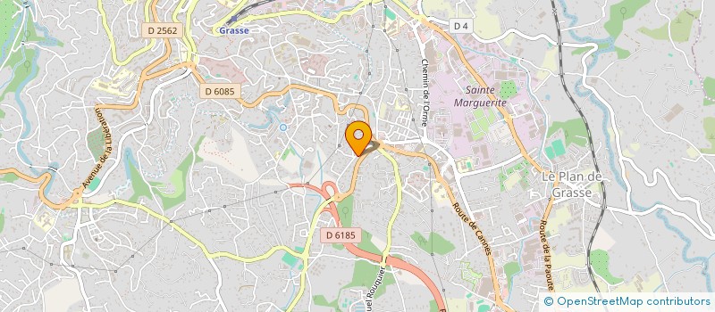 localisation de l'entreprise MONSIEUR VINCENT KACZMAREK  GRASSE