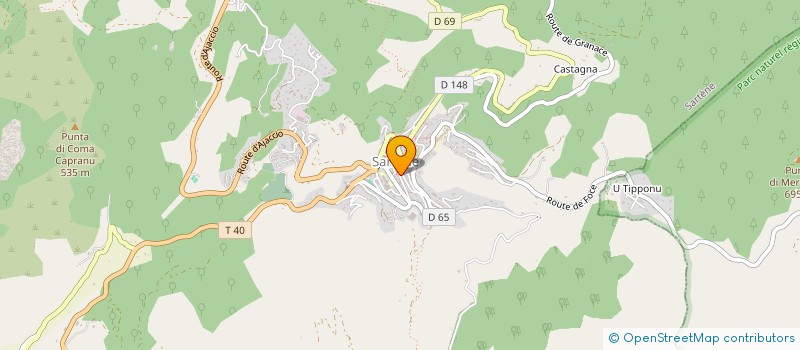 localisation de l'entreprise MONSIEUR VINCENT KAYSER  SARTENE