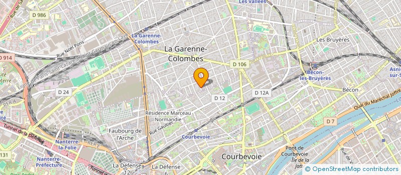 localisation de l'entreprise MONSIEUR VINCENT KHATCHADOURIAN à LA GARENNE-COLOMBES