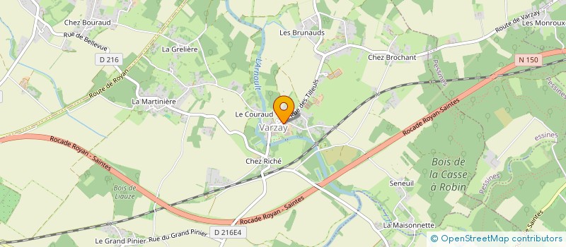 localisation de l'entreprise MONSIEUR VINCENT KLEK  VARZAY