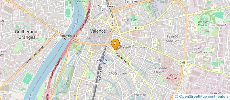 localisation de l'entreprise MONSIEUR VINCENT KLOS  VALENCE