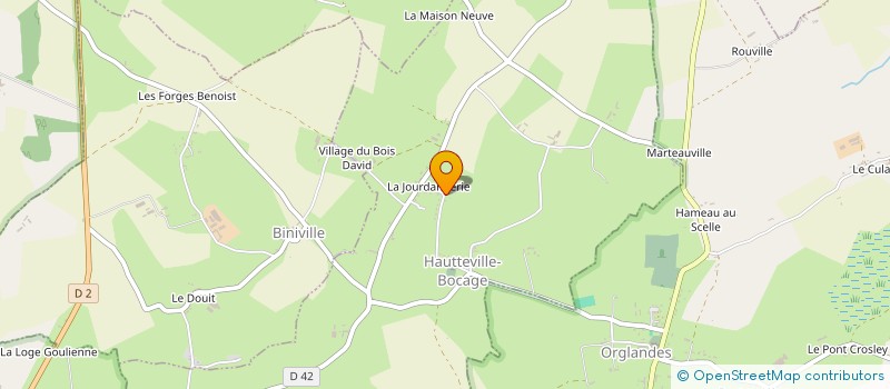 localisation de l'entreprise MONSIEUR VINCENT KRESSMANN  HAUTTEVILLE-BOCAGE