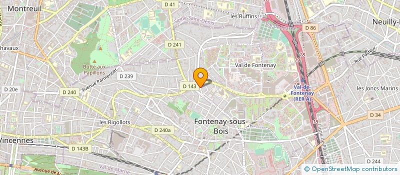 localisation de l'entreprise MONSIEUR VINCENT LABARTOUILLE à FONTENAY-SOUS-BOIS