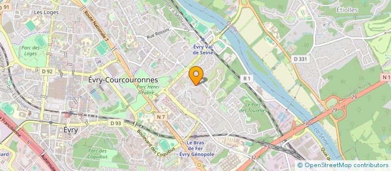 localisation de l'entreprise MONSIEUR VINCENT LABBE à EVRY-COURCOURONNES