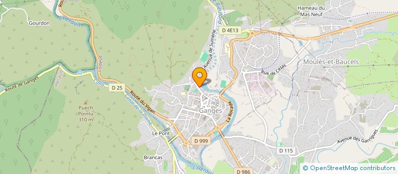 localisation de l'entreprise MONSIEUR VINCENT LABEAU  GANGES