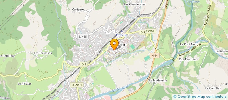 localisation de l'entreprise MONSIEUR VINCENT LABERTRANDE  EMBRUN