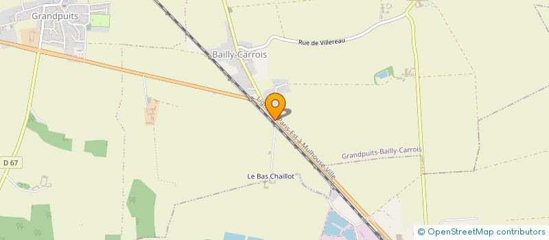 localisation de l'entreprise MONSIEUR VINCENT LABOLLE à GRANDPUITS-BAILLY-CARROIS
