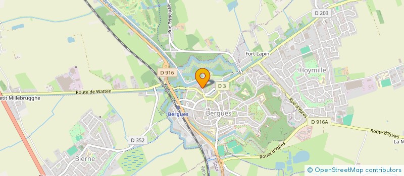 localisation de l'entreprise MONSIEUR VINCENT LABOURE  BERGUES