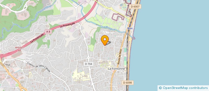 localisation de l'entreprise MONSIEUR VINCENT LABRE à ANTIBES