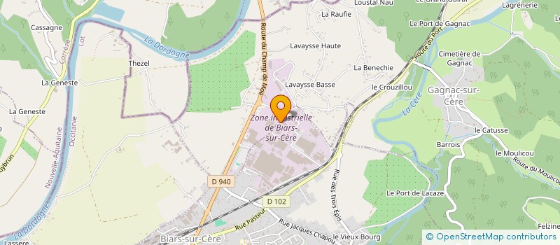 localisation de l'entreprise MONSIEUR VINCENT LACOSTE à BIARS-SUR-CERE