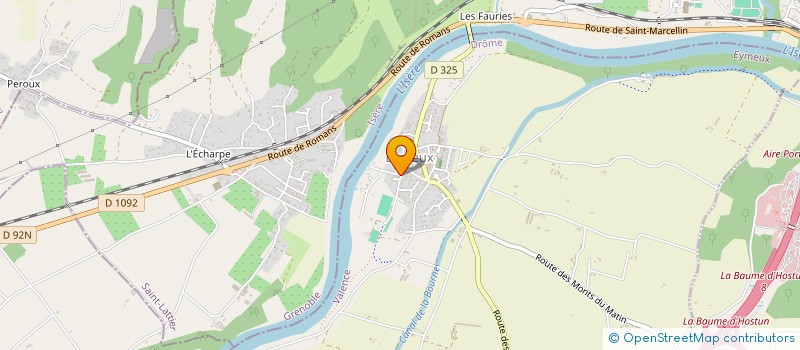 localisation de l'entreprise MONSIEUR VINCENT LACROIX  EYMEUX