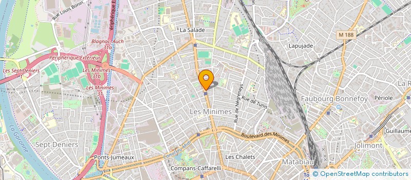 localisation de l'entreprise MONSIEUR VINCENT LACROIX à TOULOUSE