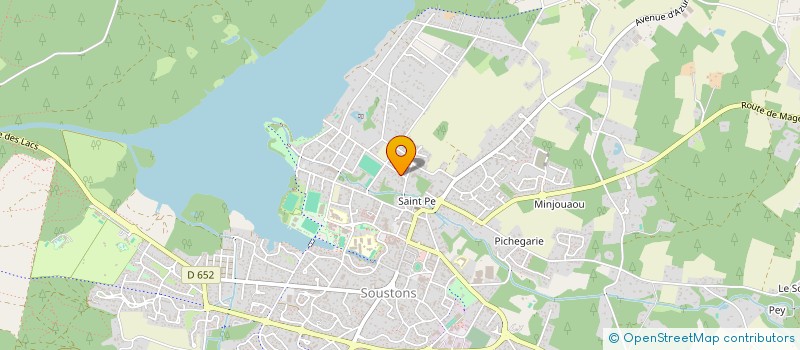 localisation de l'entreprise MONSIEUR VINCENT LACROUTS  SOUSTONS