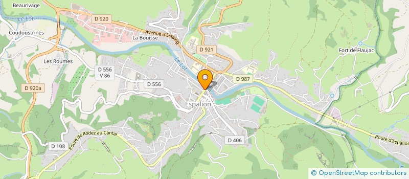 localisation de l'entreprise MONSIEUR VINCENT LADDAGA  ESPALION