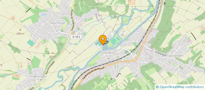 localisation de l'entreprise MONSIEUR VINCENT LAFERTIN  ZILLISHEIM