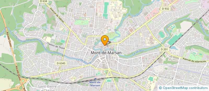 localisation de l'entreprise MONSIEUR VINCENT LAFORGUE  MONT-DE-MARSAN