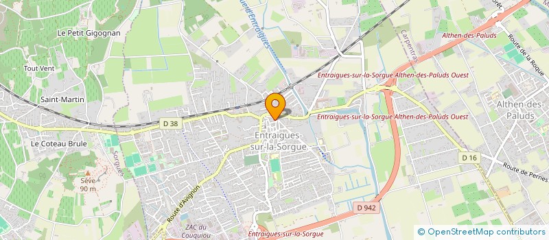localisation de l'entreprise MONSIEUR VINCENT LAGARDE à ENTRAIGUES-SUR-LA-SORGUE