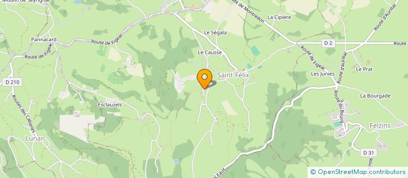 localisation de l'entreprise MONSIEUR VINCENT LAGARRIGUE  SAINT-FELIX