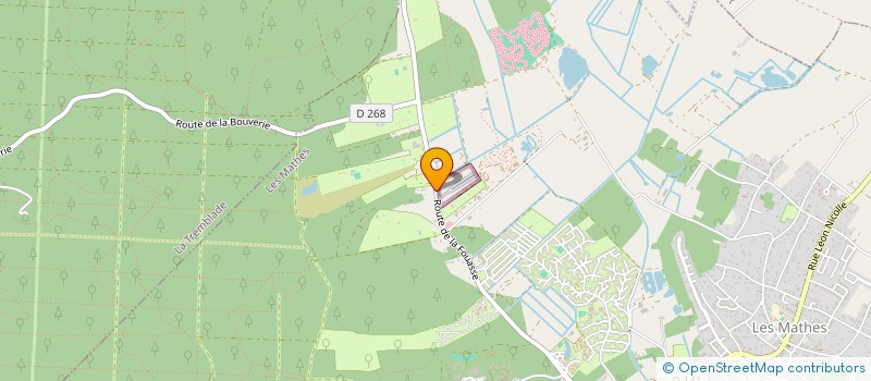 localisation de l'entreprise MONSIEUR VINCENT LAIDET  LES MATHES