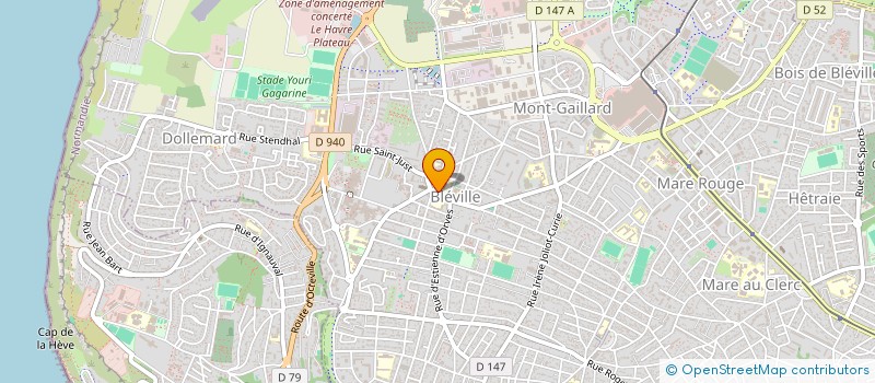 localisation de l'entreprise MONSIEUR VINCENT LAINE  LE HAVRE