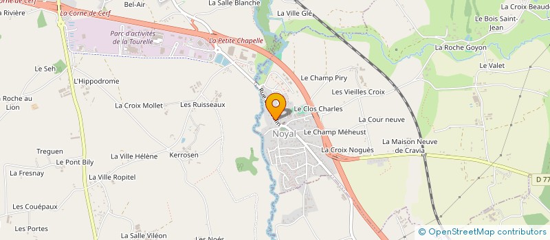 localisation de l'entreprise MONSIEUR VINCENT LAINE  NOYAL