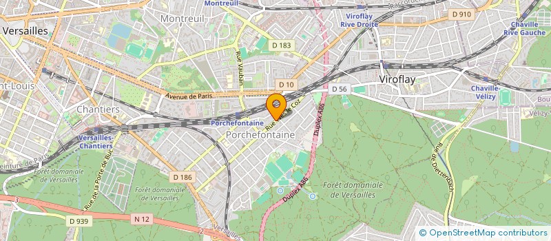 localisation de l'entreprise MONSIEUR VINCENT LALLEMANT à VERSAILLES