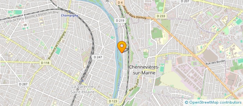 localisation de l'entreprise MONSIEUR VINCENT LALO  CHENNEVIERES-SUR-MARNE