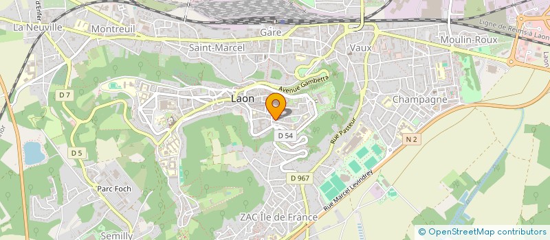 localisation de l'entreprise MONSIEUR VINCENT LAMBERT à LAON