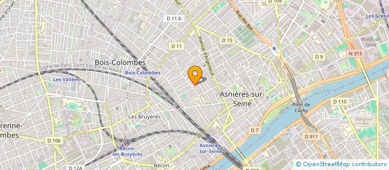 localisation de l'entreprise MONSIEUR VINCENT LAMORT  ASNIERES-SUR-SEINE
