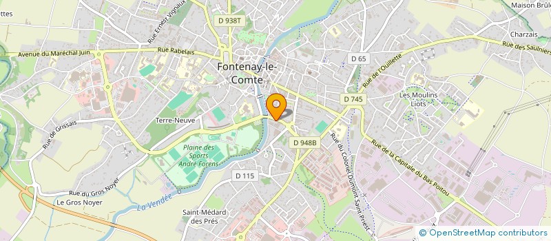 localisation de l'entreprise MONSIEUR VINCENT LANCEREAU à FONTENAY-LE-COMTE