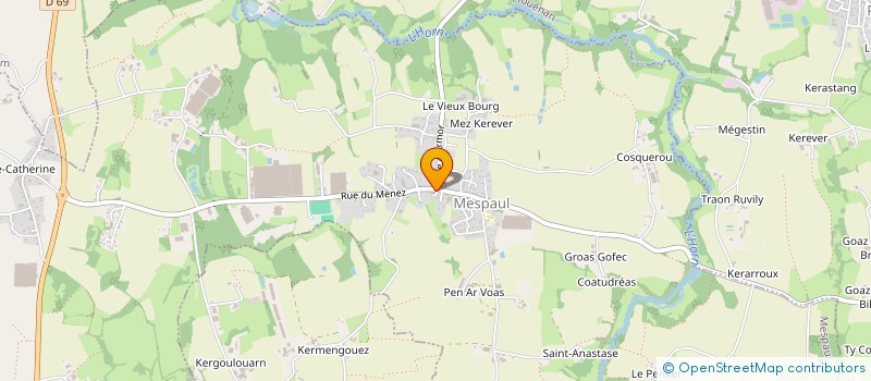 localisation de l'entreprise MONSIEUR VINCENT LANDURE  MESPAUL