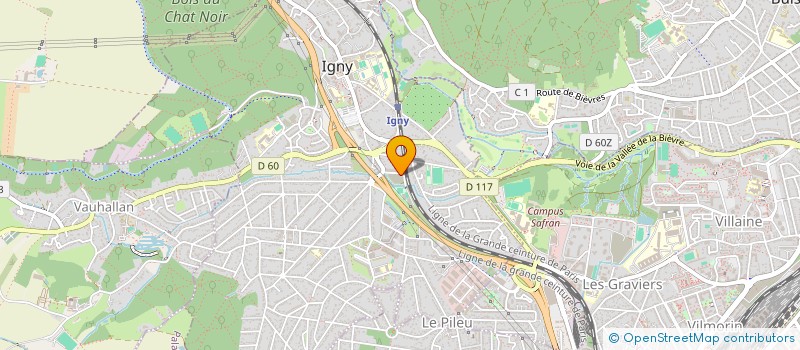 localisation de l'entreprise MONSIEUR VINCENT LANGLOIS  IGNY