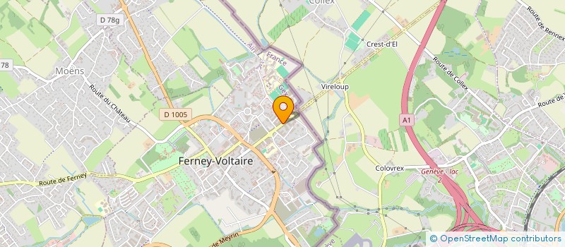 localisation de l'entreprise MONSIEUR VINCENT LANZA à FERNEY-VOLTAIRE