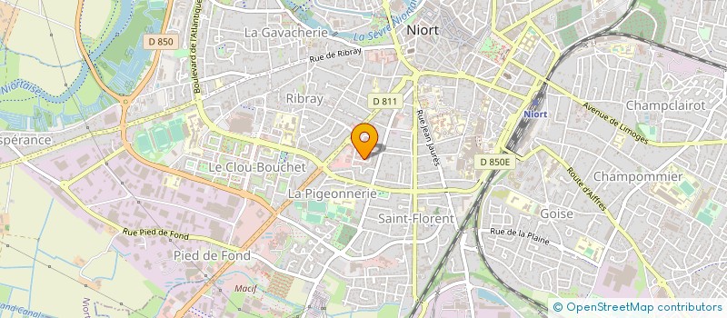 localisation de l'entreprise MONSIEUR VINCENT LAPEYRE  NIORT