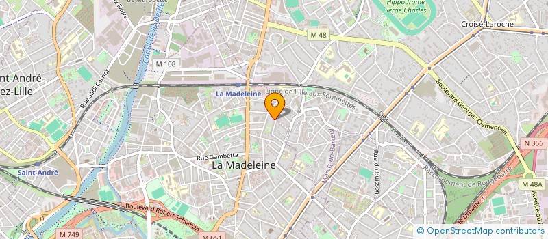 localisation de l'entreprise MONSIEUR VINCENT LARCHER à LA MADELEINE