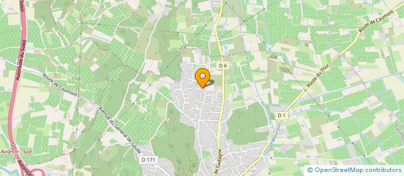 localisation de l'entreprise MONSIEUR VINCENT LARDET  CAUMONT-SUR-DURANCE